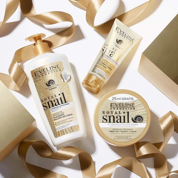 Krem-maska do rąk intensywnie regenerujący, Eveline Royal Snail, 100ml -2