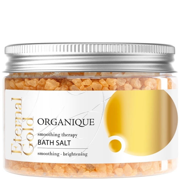 ORGANIQUE Eternal Gold Relaksująca sól do kąpieli 600 g