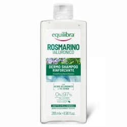 Szampon wzmacniający Rozmaryn i Kwas hialuronowy, EQUILIBRA Rozmarino, 265 ml