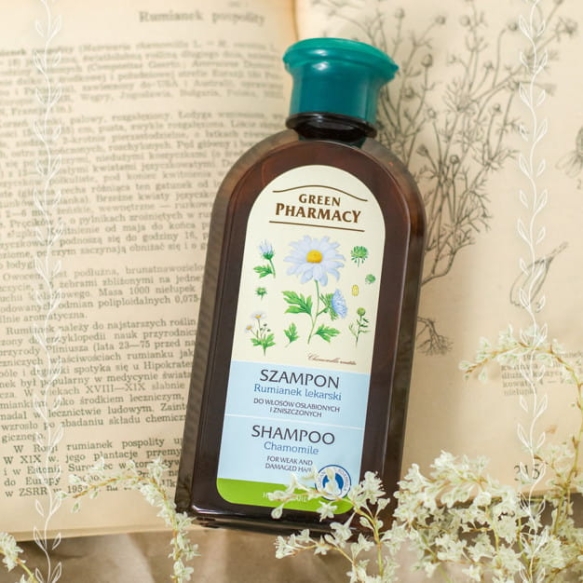 Rumianek Szampon do Włosów Osłabionych i Zniszczonych, Green Pharmacy