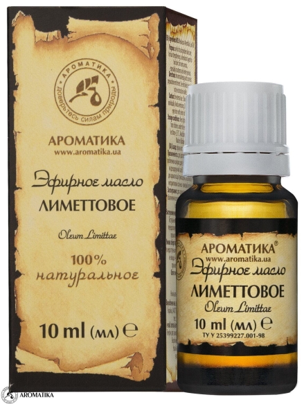 Olejek Limetkowy (Limonkowy), 100% Naturalny
