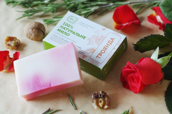 Rose Handmade Soap Bar, Yaka, 75g