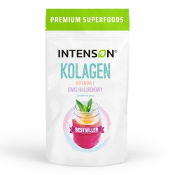 Kolagen + Witamina C + Kwas Hialuronowy, Intenson, 60 g