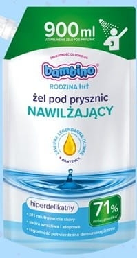 BAMBINO Rodzina Żel pod prysznic nawilżający 900 ml