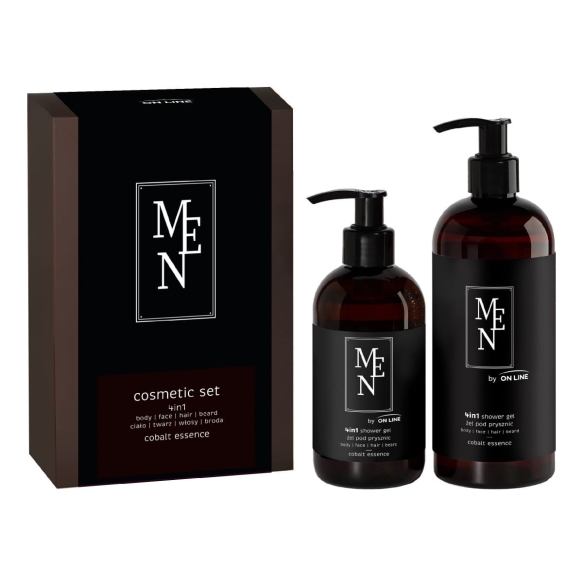 ON LINE Zestaw Men  Żel pod prysznic 400 ml +  Żel pod prysznic 240 ml