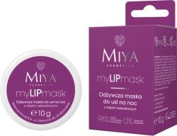 MIYA myLIPmask Odżywcza maska do ust na noc 10 g