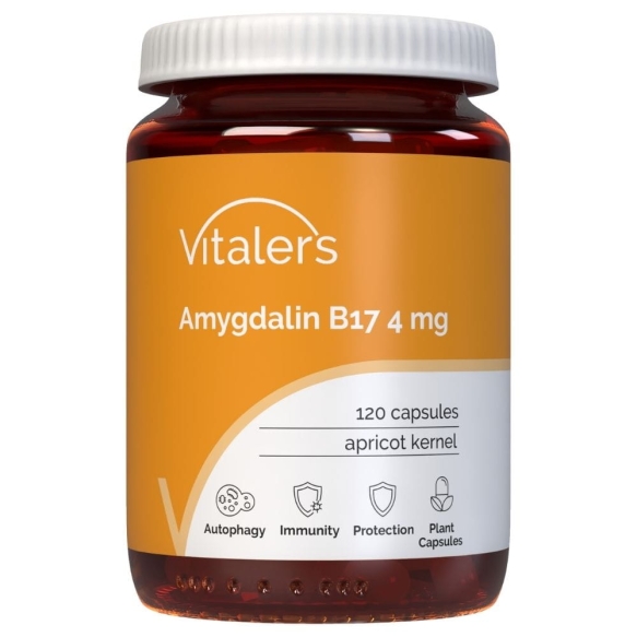 Amigdalina (Witamina B17) 4 mg, Vitaler's, 120 kapsułek