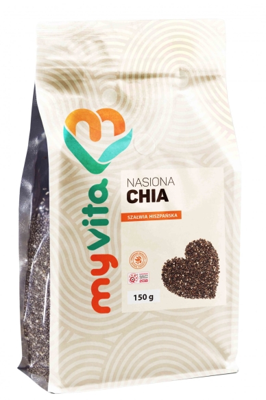 Nasiona Chia, Szałwia Hiszpańska, Myvita 150 g