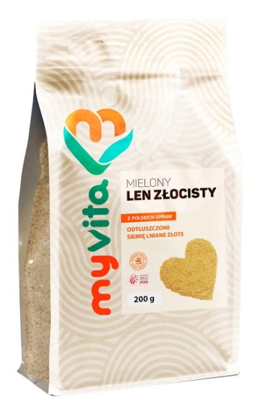 Len Złocisty Mielony, Myvita 200 g