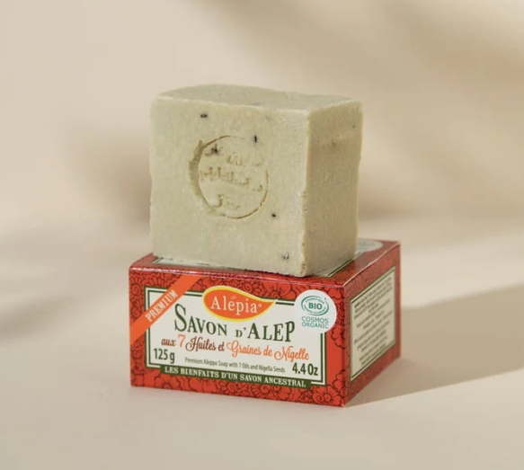 Premium Aleppo soap with 7 Oils, Alepia, 125g