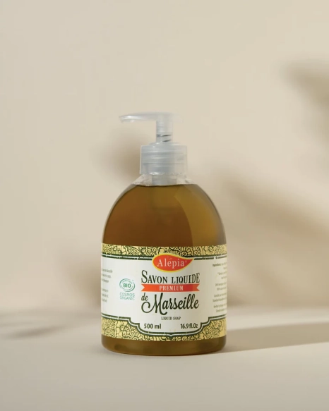 Mydło Marsylskie Premium w Płynie BIO, Alepia, 500ml