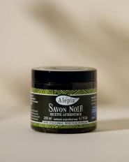 Authentic Black Soap, Alepia, 200g