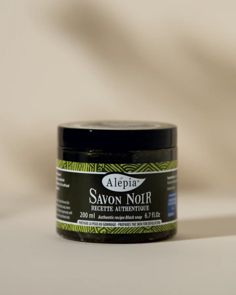 Authentic Black Soap, Alepia, 200g