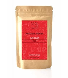 Naturalna Henna Czerwona, Soil & Earth, 100g