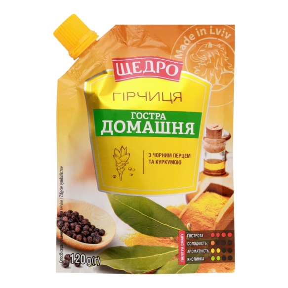 Musztarda Pikantna Domowa Schedro, 120g