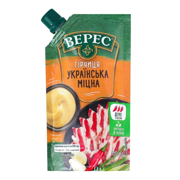 Musztarda Ukraińska Mocna Veres, 120 g