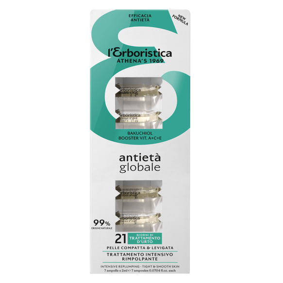 L'Erboristica Ampułki Gładka skóra Bakuchiol, 7 x 2 ml