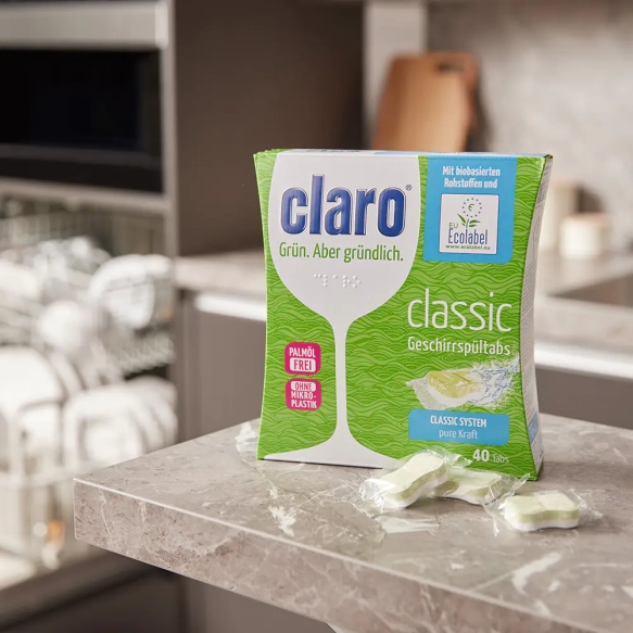 Claro Classic Tabletki do zmywarki, 40 sztuk