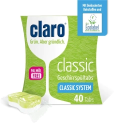 Claro Classic Tabletki do zmywarki, 40 sztuk