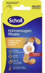 Scholl Plastry na odciski, 4 Szt.