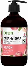 BIO NATURELL Kremowe mydło w płynie z pompką Brzoskwinia 473 ml