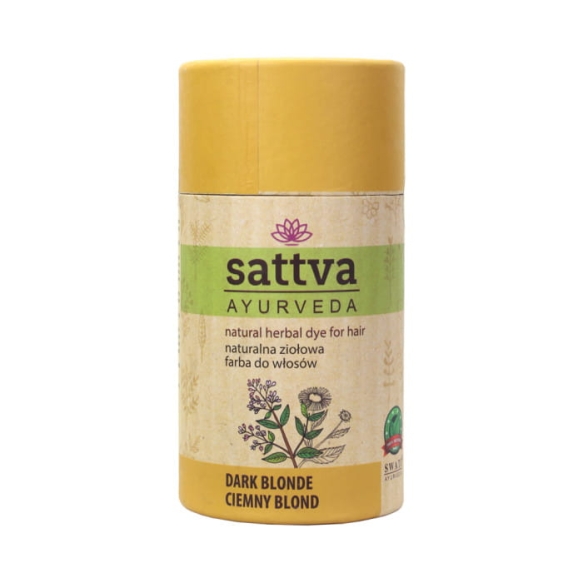 Henna Ciemny Blond, Naturalna Ziołowa Farba do Włosów, Sattva