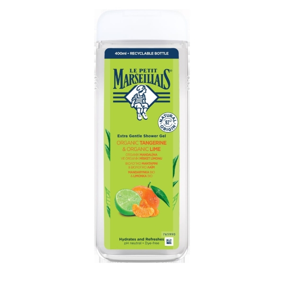 LE PETIT MARSELLAIS Żel pod prysznic Mandarynka i Limonka 400 ml