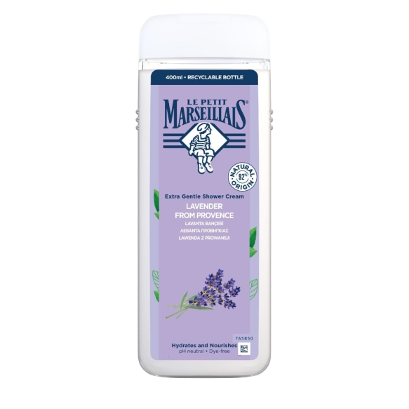 LE PETIT MARSELLAIS Żel pod prysznic Lawenda z Prowansji 400 ml