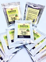 Henna Czarna, Naturalna Ziołowa Farba do Włosów, Sattva, 10g