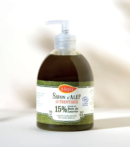 BIO Mydło Aleppo w Płynie 15% Oleju Laurowego, 500ml