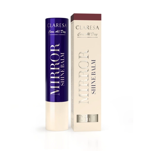 CLARESA Care All Day Mirror Shine Balm Błyszczyk w sztyfcie 2w1 Mad Hatter 3 g