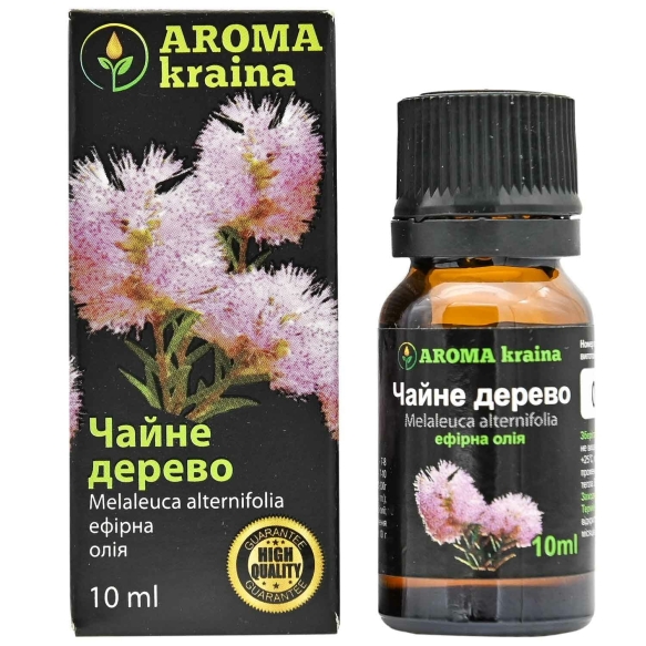 Olejek Eteryczny z Drzewa Herbacianego, Naturalny, AROMA kraina, 10ml