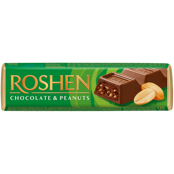 Baton Czekoladowy z Kremem Orzechowym, Roshen, 38g