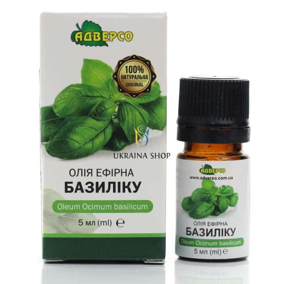 Olejek Bazyliowy, 100% Naturalny Adverso 5 ml