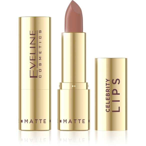 EVELINE Celebrity Lips Kremowa pomadka o matowym wykończeniu nr 515