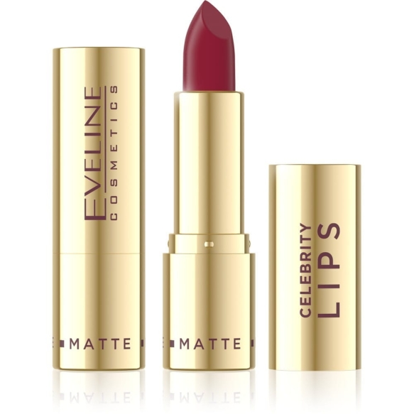EVELINE Celebrity Lips Kremowa pomadka o matowym wykończeniu nr 517