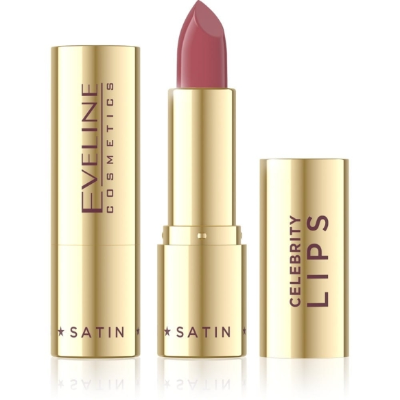 EVELINE Celebrity Lips Kremowa pomadka o satynowym wykończeniu nr 478