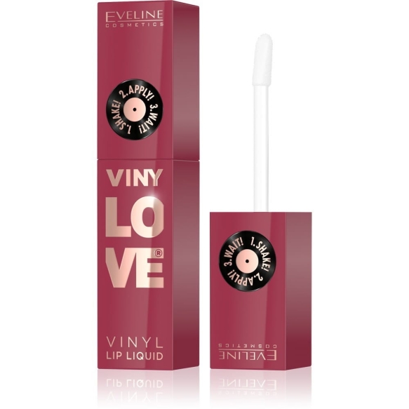 EVELINE Vinylove Długotrwała pomadka płynna z efektem winylowym 09 Hotty 4 ml