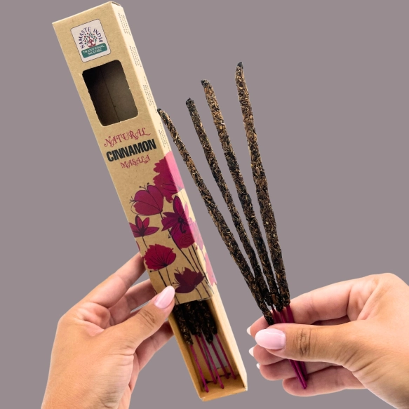 Naturalne Botaniczne Kadzidełka Masala - Cynamon, 11 patyczków