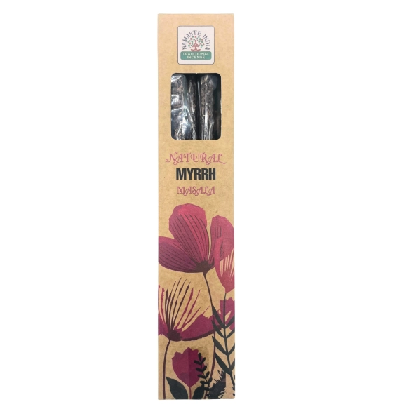 Naturalne Botaniczne Kadzidełka Masala - Mirra, 11 patyczków