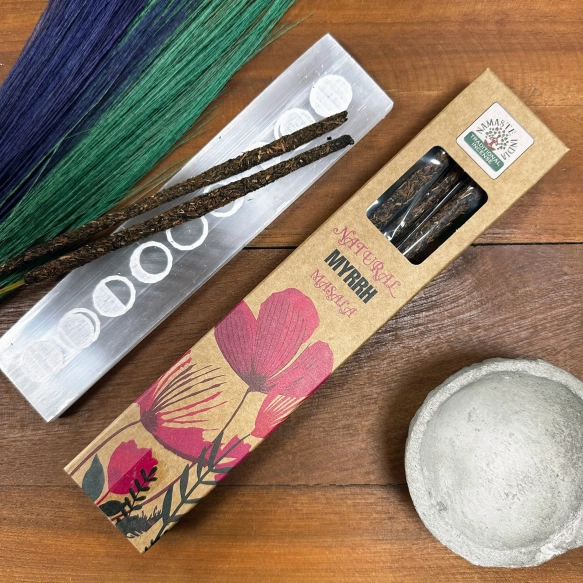 Naturalne Botaniczne Kadzidełka Masala - Mirra, 11 patyczków