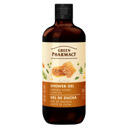Żel pod prysznic - Miód Manuka + Oliwa z Oliwek GREEN PHARMACY 500 ml