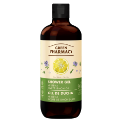 Aromatyczny Żel pod prysznic Werbena i Olejek ze słodkiej cytryny GREEN PHARMACY 500 ml