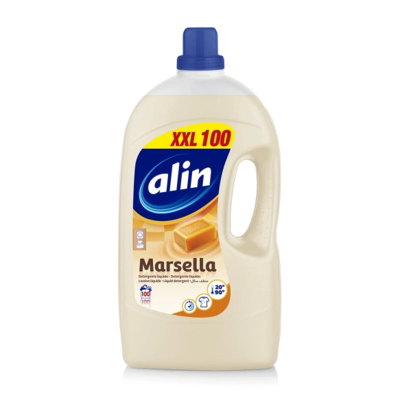 ALIN Marsylia Płyn do prania z mydłem marsylskim (100 prań) 5 L