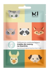 MARION Maska na tkaninie odżywczo-rozświetlająca Animal 1 szt