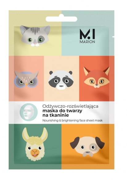 MARION Maska na tkaninie odżywczo-rozświetlająca Animal 1 szt