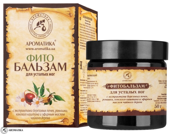 Balsam na Zmęczone i Opuchnięte Nogi, Aromatika