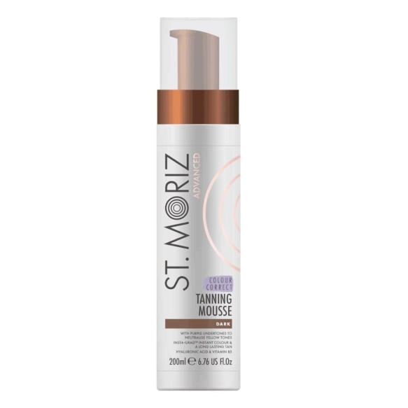 Zaawansowany mus do opalania z rezultatem korekty koloru Dark, St.Moriz Advanced Pro Colour Correcting Mousse, 200 ml