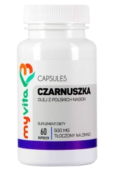 Black Cumin Seed Oil 500mg, Capsules, MyVita