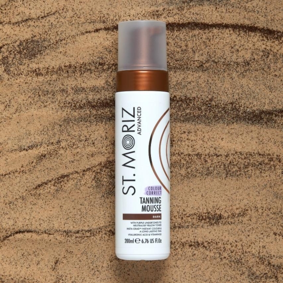 Zaawansowany mus do opalania z rezultatem korekty koloru Dark, St.Moriz Advanced Pro Colour Correcting Mousse, 200 ml